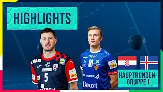 EM-Highlights: Kroatien gegen Island