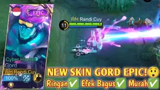 SKIN GORD EPIC TERBARU KEREN BANGET CUY! EFEKNYA LUAR BIASA🔥 BUILD GORD TERSAKIT 2024 - MLBB