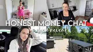 VLOG: addressing my $ spending, deck makeover reveal, should I go clean? + athleisure haul!