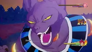 Kakarot Awaken Power Part 1 DLC (Level 250 Goku Fight with Beerus)