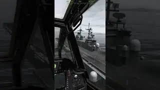 Damaged AH-64D Apache Aircraft Carrier Landing 