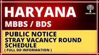 Haryana Public Notice stray vacancy  2021-2022