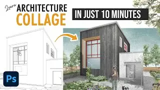 Post Digital ARCHITECTURE COLLAGE Tutorial (Easy Way) 2025