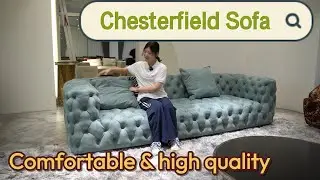 What does a high-quality chesterfield sofa look like?