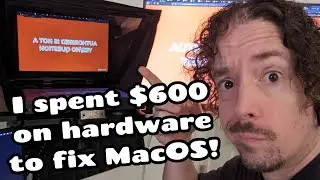 [vlog] Mac's major Teleprompter / Autocue bug, Screen Flip, solved with a $600 field monitor 🤯