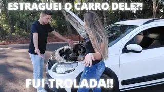 ELA APRENDEU A DIRIGIR E FOI TROLLADA!! ESTRAGOU MEU CARRO!