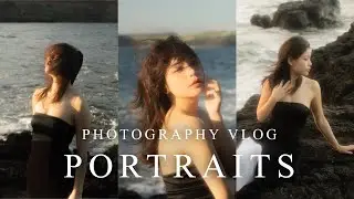 Taking portraits at the coast of Melbourne | Photography Vlog