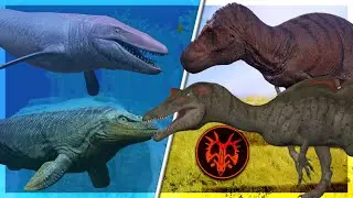 ICHTHYOVENATOR & MOSASAURUS! | Path of Titans Mods