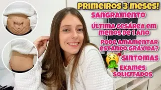 Diário de Gravidez: 1º trimestre | Meses muito difíceis 😨🤢