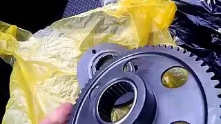 Обгонная муфта и шестерня от мотора GK снегохода стелс