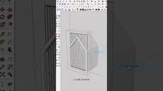 How to Trim in SketchUp Without Using a Plugin 