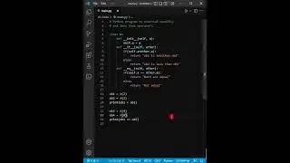 Python program to overload equality and less than operators