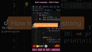 Rust language learning approach #shots #rust #rustlang #rusttutorial #programming