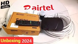 Airtel DTH New HD Connection Unboxing 2024 | Airtel Digital HD Set Top Box Unboxing & Review..