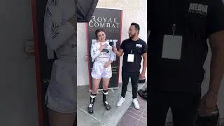 Post fight interview after a decisive victory in our debut with royal combat