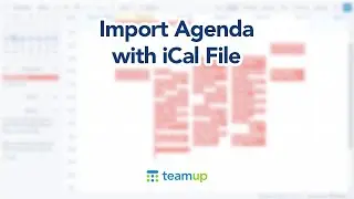 Conference Agenda Builder and Meeting Scheduler Tutorial: Add Agenda from iCal Feed