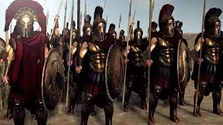 Total War Rome 2 - 1v1 Battle - Royal Spartan Tanks.