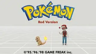 Pokemon Red Intro and Title Screen Remake
