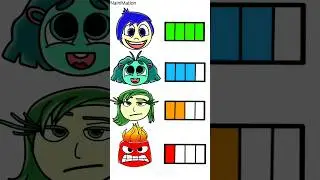 Inside out 2 characters moods test!