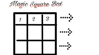 Magic Square 3x3 & 5x5 & 7x7  & 9x9 trick