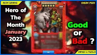 Review & Grading Hero of The Month Roughian & Nurgib - Empires & Puzzles |Sneak Peek|