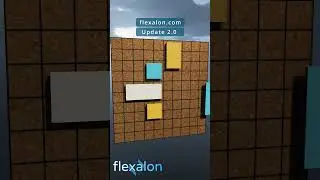 Prototype for bulletin board style inventory made with Flexalon. #gamedev #indiegamedev #gamedesign