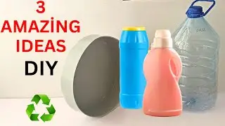 upcycle ideas for home decor from plastic bottles- Easy diy crafts for home decor