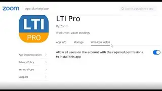 Zoom LTI Pro Moodle via Edutez