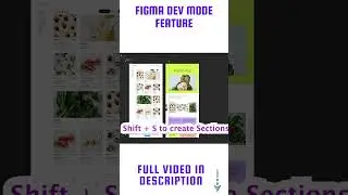 How to Create Sections in Figma|Figma Dev Mode Tutorial