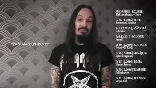 Amorphis Eclipse-juhlakeikat Suomessa