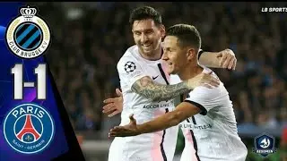 Club BuggeVs Paris Saint Germany 1-1Extended Highlights Champhions