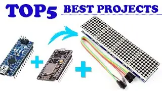 Top5 Best Projects using Max7219 Display + Arduino + Node MCU in Hindi