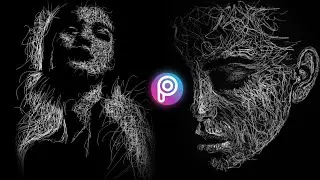 How to make SCRIBBLE ART | Picsart Editing Tutorial | Easy steps 2020