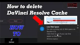 How to delete Davinci Resolve Cache | JoeteckTips