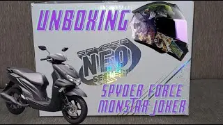 Spyder Force Monstar Joker Unboxing | Kasya ba sa Mio Gravis?