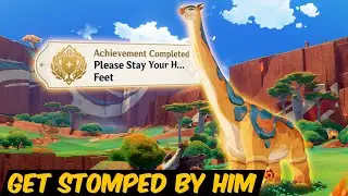 Get STEPPED ON to Get Please Stay Your H.... Feet Hidden Achievement | Genshin Impact 5.0 Natlan