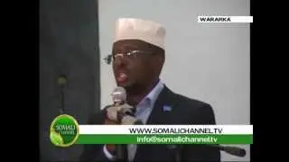 WARKA SOMALI CHANNEL Xaflada gabagabada Dastuurka 02 08 2012