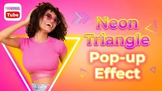 Create Neon Triangle Pop-ups in TubeCut | Easy Steps