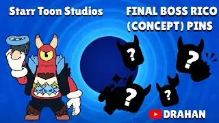Making Final Boss Rico pins - Timelapse #brawlstars