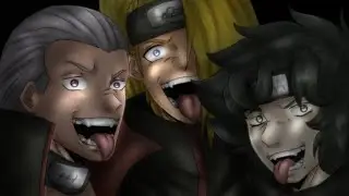 SPEEDPAINT NARUTO // HIDAN, DEIDARA, IBARA ( OC)