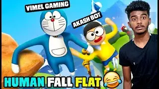 DORAEMON and NOBITA in Human Fall Flat Tamil | Tamil Funny Gameplay
