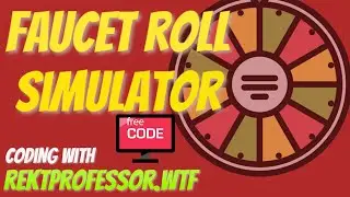 Free CODE Giveaway | Faucet Roll Simulator in Python
