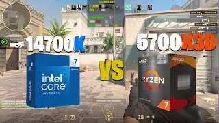 14700K VS 5700X3D - Counter Strike 2
