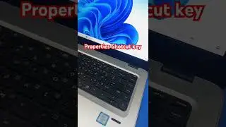 property Shotcut key //very useful key