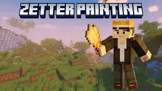 Свои картины в Майнкрафт // Zetter Painting // Minecraft Mods // Обзор Мода
