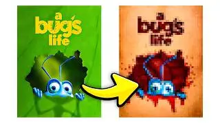 I Turned Pixar Movie Posters Horror