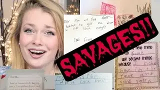 Funny Kid Notes - Top 12 Most SAVAGE Letters!!