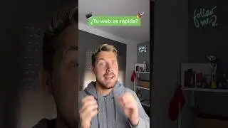 ¿Tú WEB es RÁPIDA? 🤔 Pues debería serlo por las siguientes RAZONES...