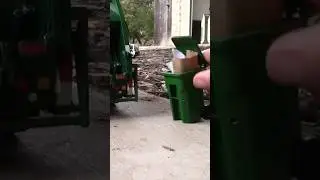 First Gear Garbage Truck Trash Pick Up #shorts
