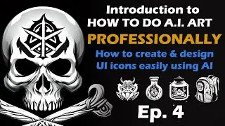 How to do A.I. Art Professionally Ep. 4 - UI creation & design with AI